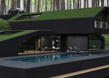 ویژگی های خانه سیاه در نیویورک طراحی شده توسط [معمار ایرانی] + عکس خانه