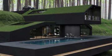 ویژگی های خانه سیاه در نیویورک طراحی شده توسط [معمار ایرانی] + عکس خانه