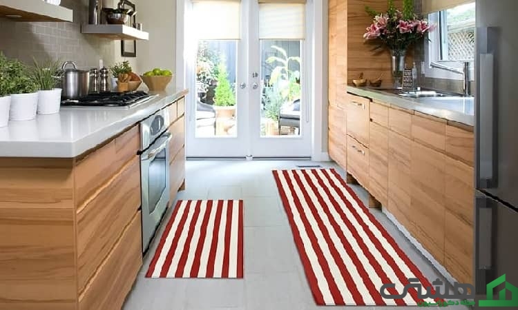 برای انتخاب فرش آشپزخانه از خطای دید استفاده کنید