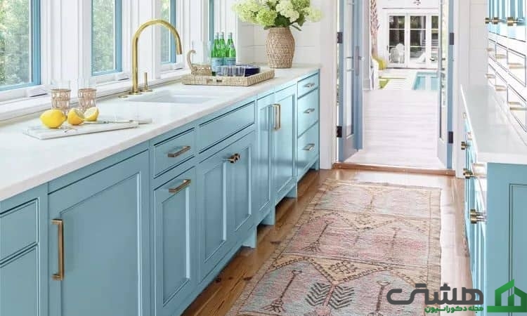 کف آشپزخانه را کامل بپوشانید
