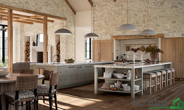 متریال طبیعی سبک روستیک