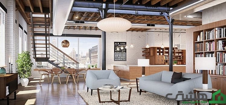 معرفی سبک صنعتی (Industrial) در دکوراسیون داخلی || 13+ ایده زیبا