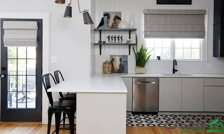 طرح و رنگ فرش آشپزخانه