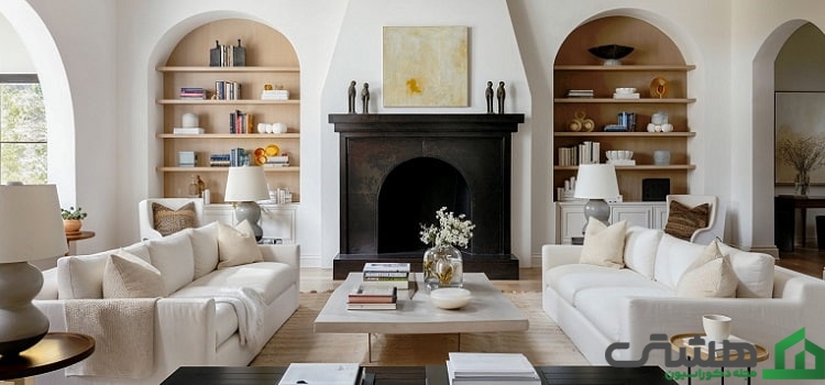 دکوراسیون اتاق نشیمن بزرگ