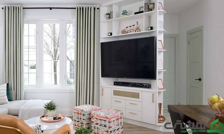 استفاده از رنگ سبز برای پرده