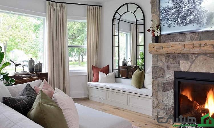 گرم کردن فضا با پرده