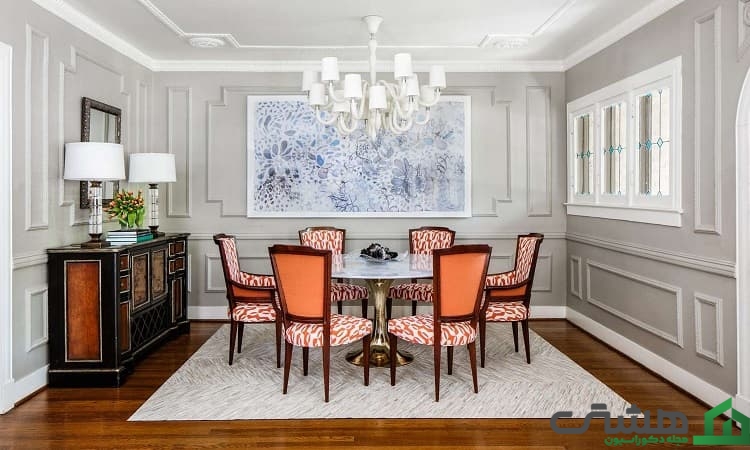 ویژگی های فرش مناسب اتاق غذاخوری