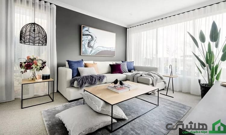 پرده مناسب برای اتاق نشیمن