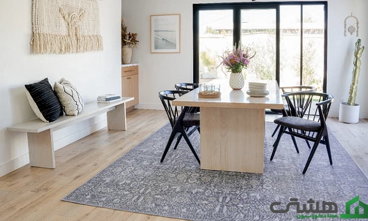 تراکم فرش سالن غذاخوری