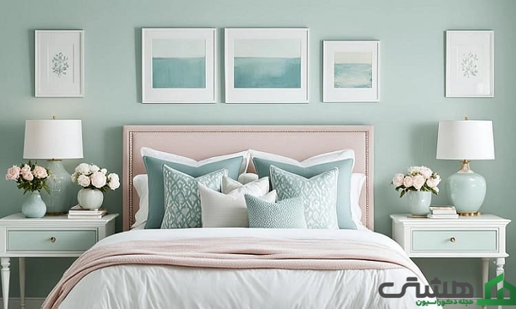 رنگ اتاق خواب برای دیوارها