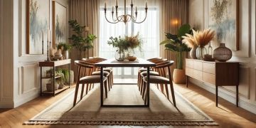 فرش اتاق غذاخوری