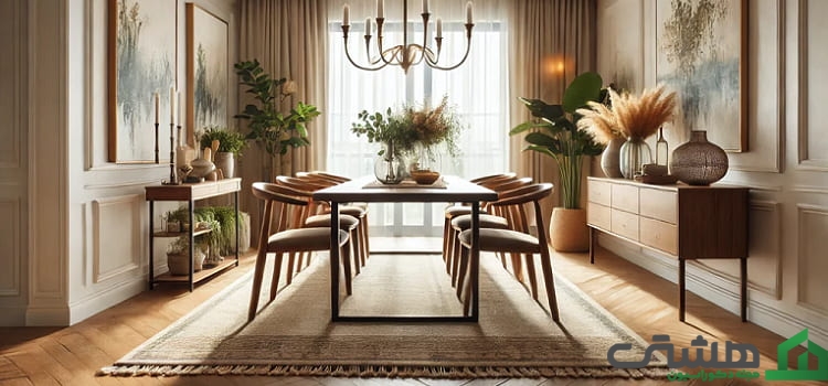 فرش اتاق غذاخوری