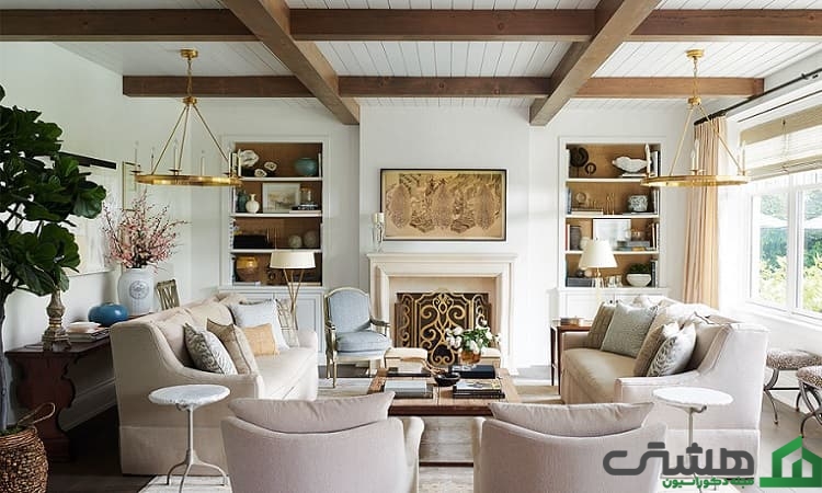 دکوراسیون اتاق نشیمن بزرگ
