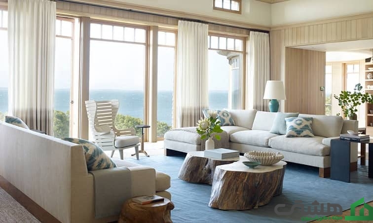 نوع پرده اتاق نشیمن و پذیرایی