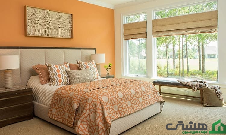 رنگ اتاق خواب جذاب و عاشقانه