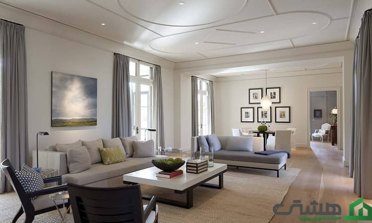 ست کردن رنگ پرده با چوب