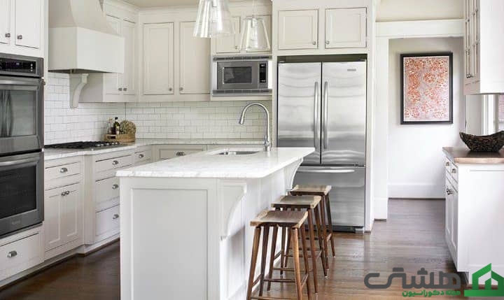 کابینت جزیره برای آشپزخانه‌ کوچک