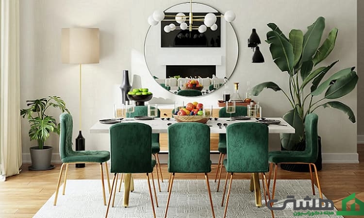 دکوراسیون اتاق ناهارخوری شیک 