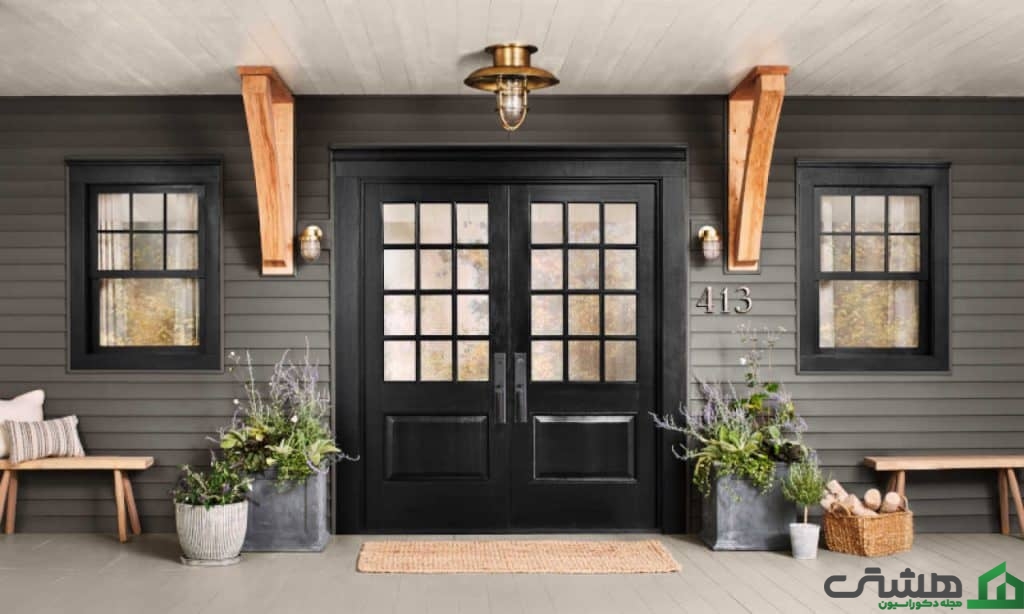 چسباندن اعداد پلاک برجسته