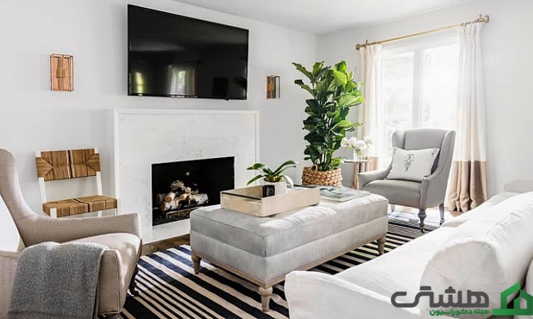 جابجایی مبلمان در دکوراسیون اتاق نشیمن و پذیرایی