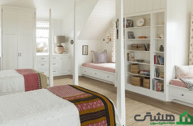 نصب دکور در اتاق خواب