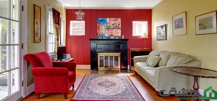 رنگ قرمز در دکوراسیون داخلی