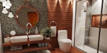 طراحی چیدمان و دکوراسیون سرویس بهداشتی کوچک [به همراه 16نکته مهم + عکس]