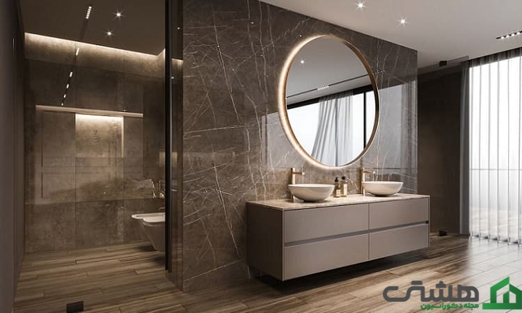 استفاده از نورپردازی موضعی در حمام