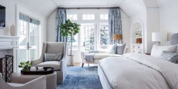 نکات دکوراسیون اتاق خواب آبی [جذاب و آرامش‌بخش] + ۱۲ نکته