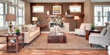 راهنمای انتخاب فرش اتاق نشیمن [زیبایی دکوراسیون اتاق نشیمن] + 16 ایده