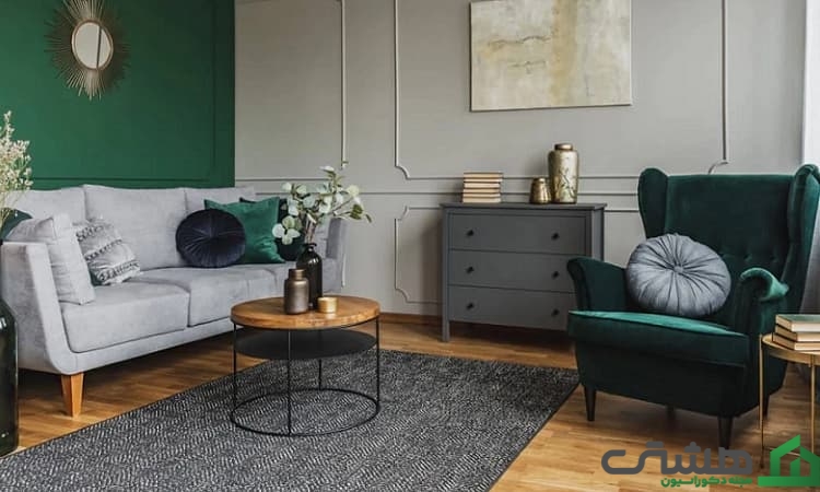 ترکیب رنگ کله غازی و طوسی