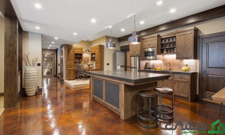 کفپوش بتنی برای آشپزخانه