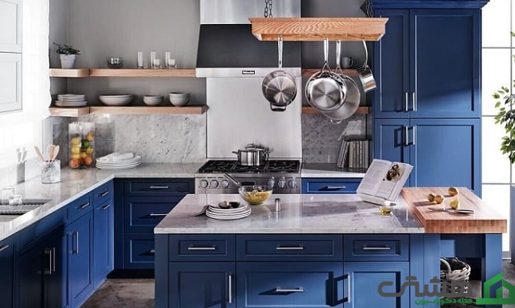 استفاده از آبی کله غازی در دکوراسیون