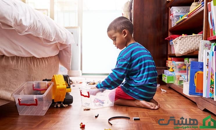 ایده هایی برای نظم دادن به اتاق کودک