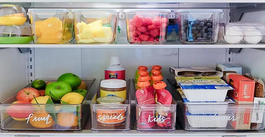 یخچال مرتب و منظم