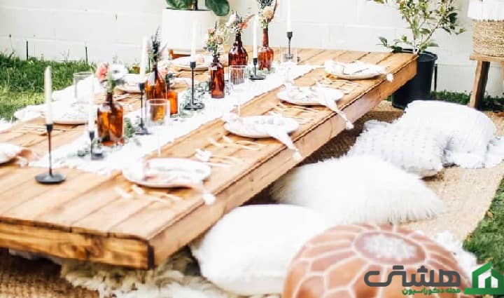 چیدمان میز غذاخوری