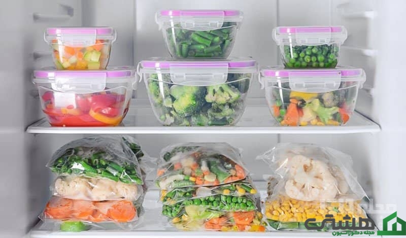 یخچال مرتب و منظم