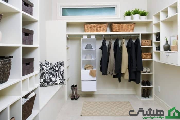 تبدیل اتاق اضافه به اتاق مخصوص لباس