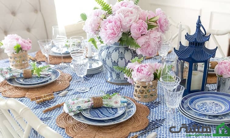 چیدمان میز غذاخوری رسمی