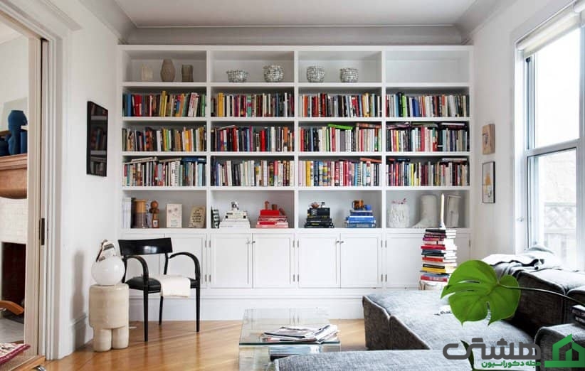 تبدیل اتاق اضافه به کتابخانه