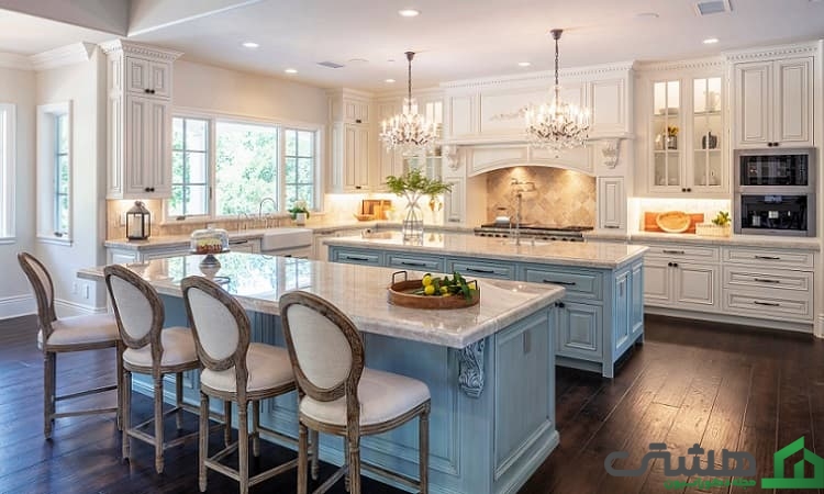 دکوراسیون آشپزخانه به سبک فرانسوی