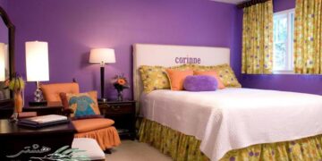 روانشناسی رنگ بنفش در دکوراسیون