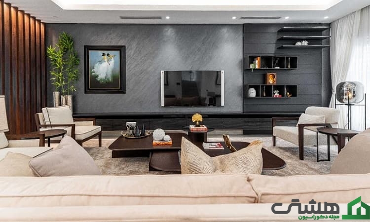 نصب تلویزیون روی دیوار