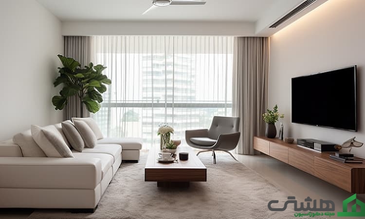 حفظ زیبایی و نظم اتاق نشیمن