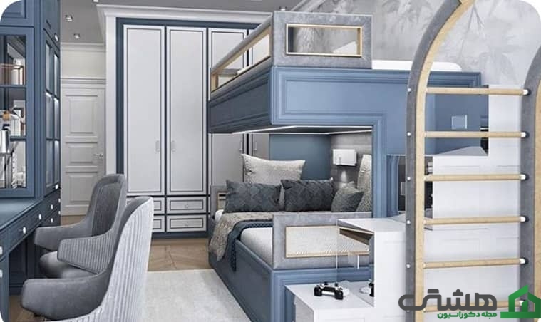  استفاده از تخت دو طبقه در اتاق مشترک