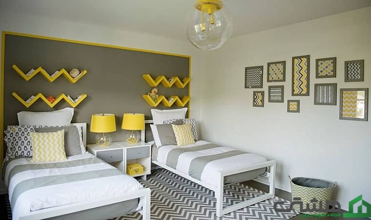 رنگ‌ اتاق مشترک دختر و پسر