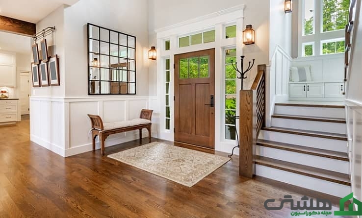 آینه‌کاری راهرو ورودی