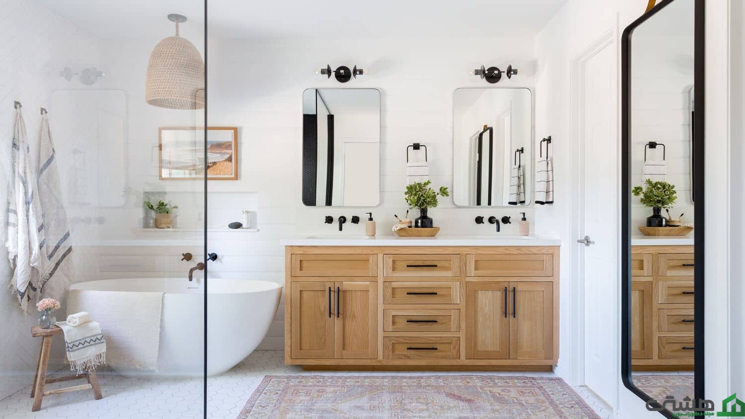 قرار دادن کابینت زیر روشویی