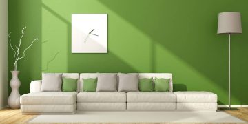 بهترین و جذاب ترین رنگ دیوار پذیرایی دو رنگ [ پیشنهاد متفاوت ]