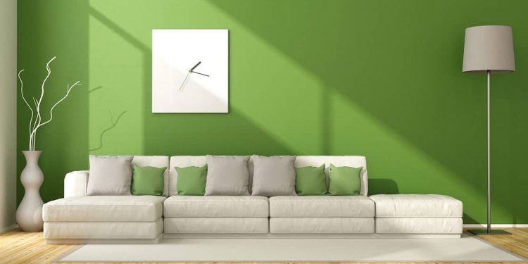 بهترین و جذاب ترین رنگ دیوار پذیرایی دو رنگ [ پیشنهاد متفاوت ]